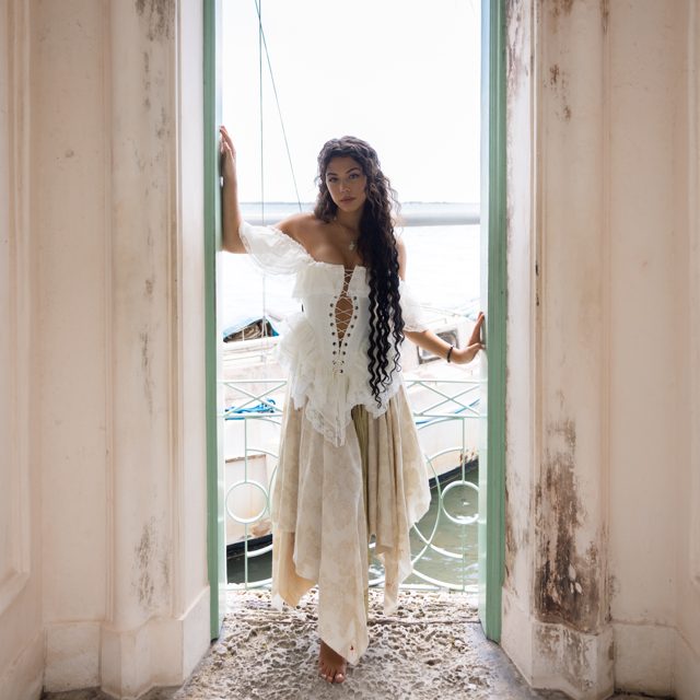 The Siren Songs EP cover at Vizcaya.